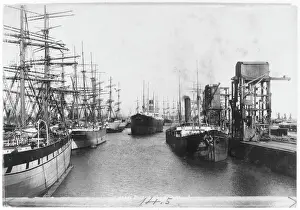 Barry Docks 1899 Print, Old and New Architecture