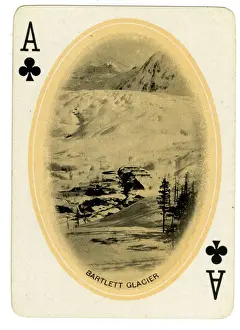 Vintage Playing Cards Prints: Bartlett Glacier