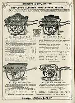 Bartlett and Son Ltd Print - 1903 Street Trucks Catalogue
