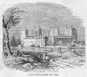 Historical Sites In England Prints: Basing House / 1645