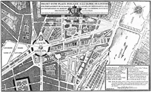 Bastille Demolition Plan, 1784 Print