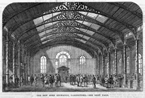 Victorian Era Architecture England Prints: Bastingstoke Exchange