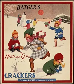 Batgers Hat and Caps Print