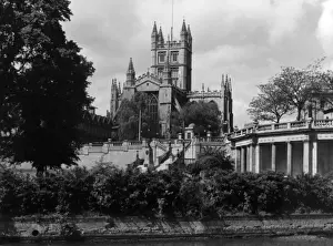 English Heritage Sites Somerset Prints: BATH ABBEY