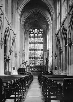 Somerset England Architecture Prints: Bath Abbey Choir