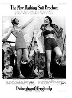 Bathing fashions from Debenham and Freebody Bathing fashions from Debenham and Freebody