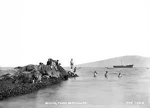 Early 1900s Beach Scenes Prints: Bathing Place, Rathmullan