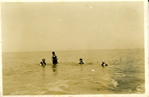 Bathing in the Sea, Barmouth, Cardiganshire Bathing in the Sea, Barmouth, Cardiganshire