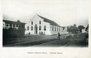 Bathurst (Banjul) (Gambia River) - Catholic Church. Date: 1904 Bathurst (Banjul) (Gambia River) - Catholic Church. Date: 1904