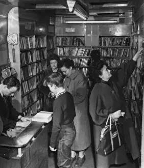 Library Interior Design Prints: Battersea Mobile Library