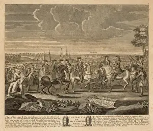 Battle of Blenheim Print - Marechal Tallards Surrender to Marlborough
