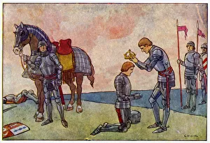 Battle of Bosworth Field - King Henry VII crowned Battle of Bosworth Field - King Henry VII crowned
