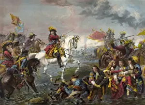 Prints of The Battle of the Boyne Battle Prints: The Battle of the Boyne Print, 1690