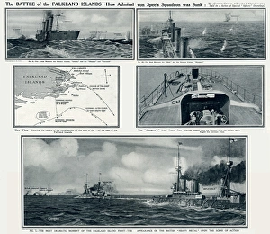 Battle of the Falkland Islands by G. H. Davis Battle of the Falkland Islands by G. H. Davis