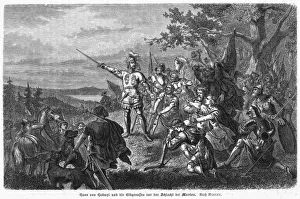 Battle of Morat Print - The Swiss Defeat the Burgundians
