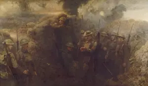 Battle of the Somme 1918 Print - British Trenches