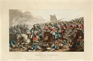 Waterloo Print - Cavalry Engagement