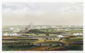 Battle Of Waterloo Prints: Waterloo Print: The Hundred Days Battle Scene