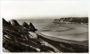 The Bay, Three Cliffs Bay, Glamorgan The Bay, Three Cliffs Bay, Glamorgan