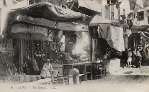 Cairo Street Vendors Prints: Bazaar in Cairo, Egypt