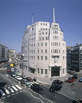 BBC Broadcasting House Art Deco Print, 1932