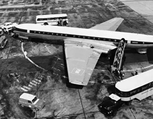 Vintage Aeroplane Transport Prints: Bea Comet 4B Aeroplane