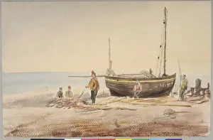 James Moore Prints Online Prints: On the Beach at Brighton