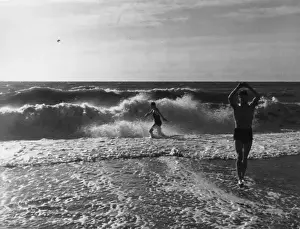 Travel Photography Beach Scenes Prints: Beach Couple