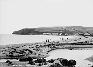Cushendun Beach Print, Northern Ireland, circa early 1900s