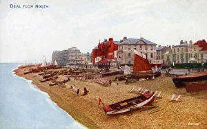 Beach at Deal, Kent - View from the North Beach at Deal, Kent - View from the North