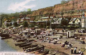 The Beach at Shanklin, Isle of Wight, Hampshire, England The Beach at Shanklin, Isle of Wight, Hampshire, England