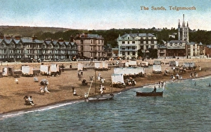 The beach, Teignmouth, Devon, England The beach, Teignmouth, Devon, England