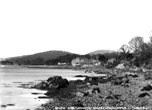 Rostrevor Beach and Woodside Print, circa early 1900s
