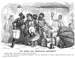 The Beard and Moustache Movement, John Leech The Beard and Moustache Movement, John Leech