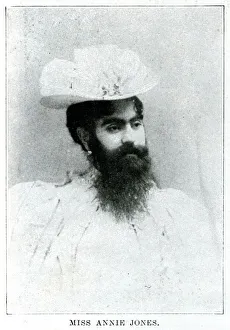The bearded lady: Miss Annie Jones 1897 The bearded lady: Miss Annie Jones 1897