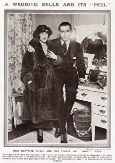 Beatrice Lillie, popular stage actress and entertainer, pictured in her dressing room at Beatrice Lillie, popular stage actress and entertainer, pictured in her dressing room at