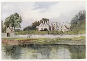 Beaulieu Abbey Print: 1908 Photograph of the Abbots House