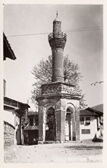 Beautiful small minaret from Eastern Turkey Beautiful small minaret from Eastern Turkey