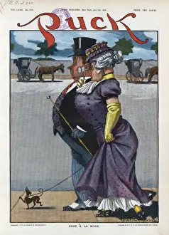 Puck Magazine Cartoons Online Prints: Beef a la mode