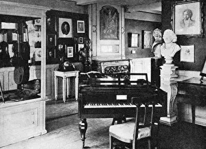 Prints of LUDWIG VAN BEETHOVEN His birthplace at 515 Bonngasse, Bonn The Relic Room Date: 1770 - 1827 Bonn Prints: Beethoven's Birthplace Print - Bonn, 1770-1827