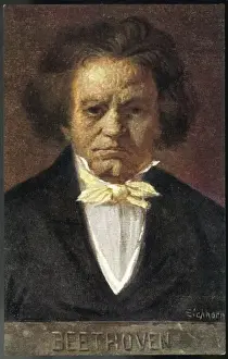 Famous Composers Paintings Prints: Beethoven / Eichhorn