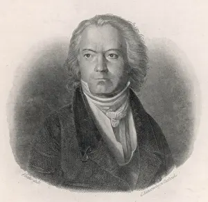 Historical Music Composers Prints: Beethoven / Flethe