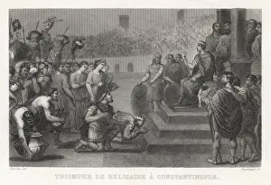 Byzantine General Prints: Belisarius in Triumph