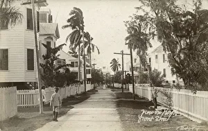 Belize, British Honduras - View on North Front Street Belize, British Honduras - View on North Front Street