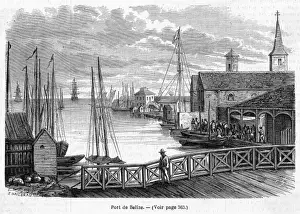 Belize City Harbour Scene Print