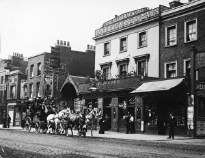Prints of The Bell and Mackerel public house, Mile End Road, east London, at one time a famous museum and noted for its coaching proprietor. Sadly, demolished in about 1910 Mackerel Prints: The Bell and Mackerel Pub Print: Mile End Road, East London