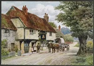 Prints of The Bell Inn, Waltham St. Lawrence, Berkshire Berkshire Prints: Print of The Bell Inn, Waltham St. Lawrence, Berkshire