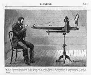 19th Century Technology Prints: Bells Photophone / C19Th