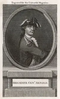 Prints of BENEDICT ARNOLD American military officer and traitor Benedict Arnold Prints: Benedict Arnold Print - Engraving of American Military Officer