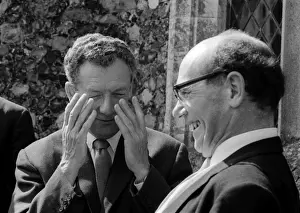 Benjamin Britten Laughing, Aldeburgh Festival 1963 Print